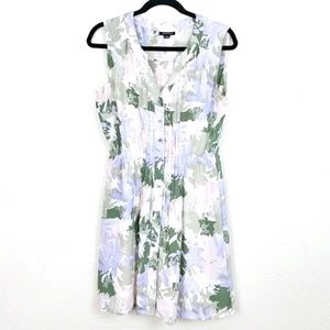 I HEART RONSON Sleeveless Watercolor Slip Dress M